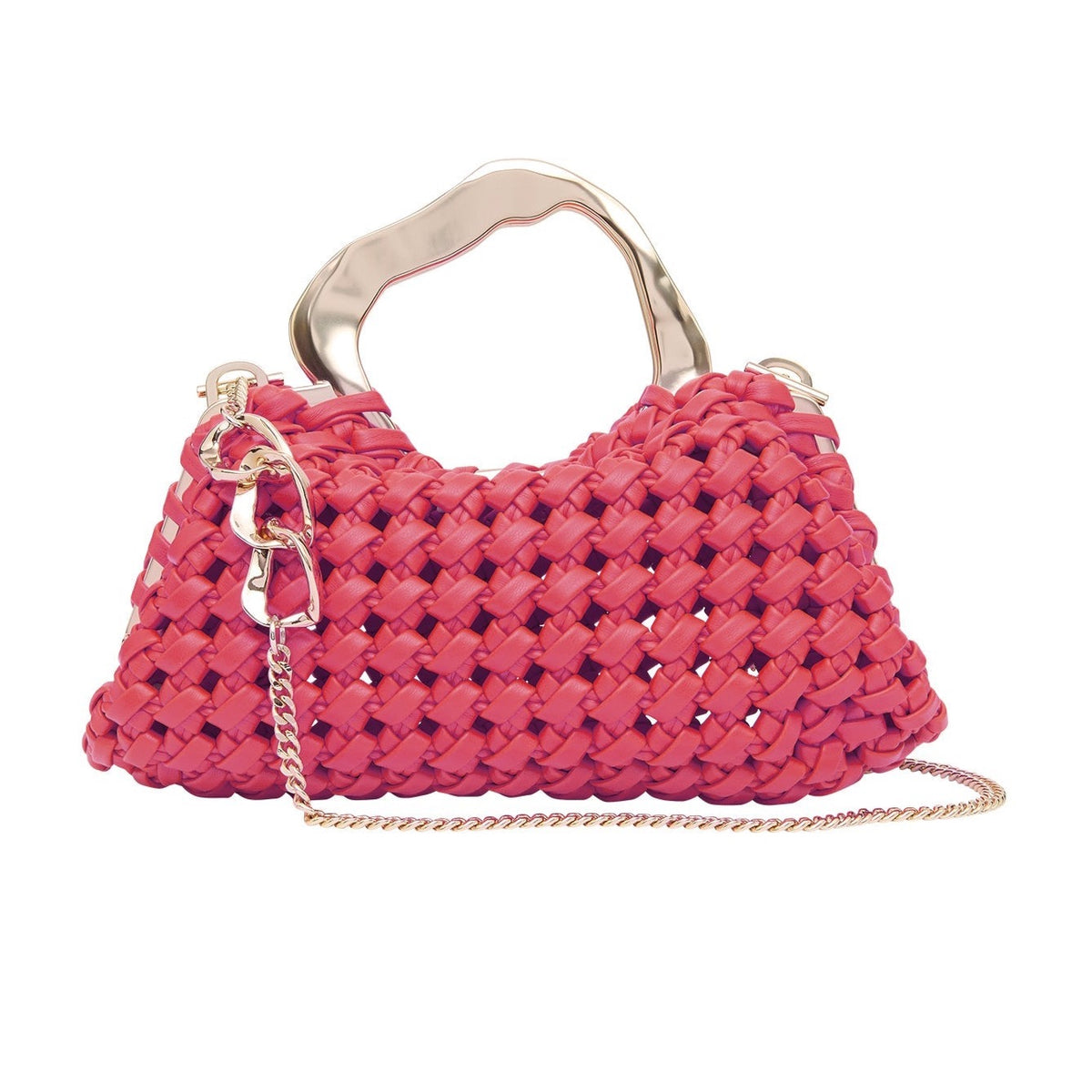 Weave Micro Clutch | Pink
