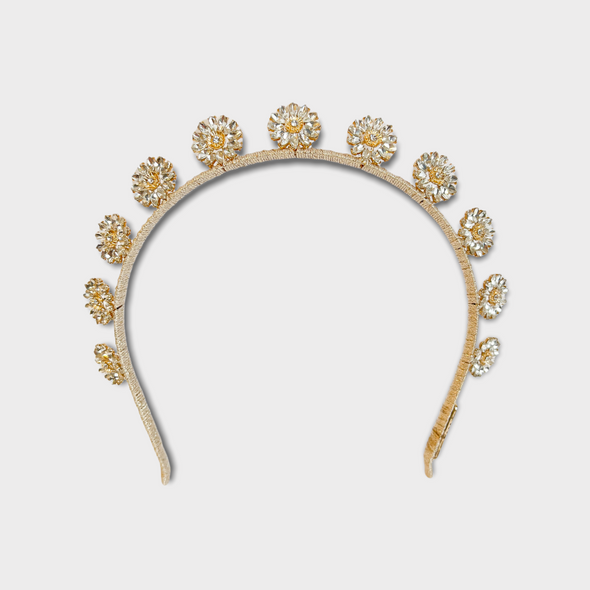 The Layered Gigi Crown | Clear + Pink