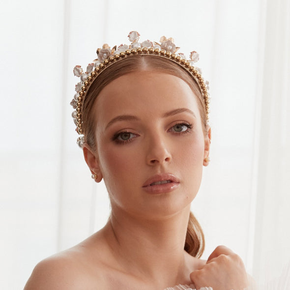 The Layered Pearl Sofia Crown