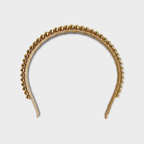 The Layered Gold Aubrey Headband