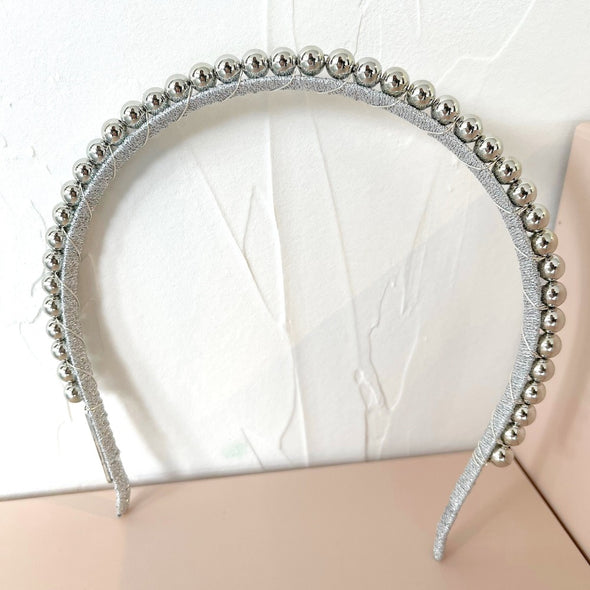 Silver Aubrey Headband