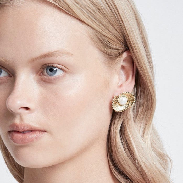 Form Stud Earrings AJE Designer Crown Hire