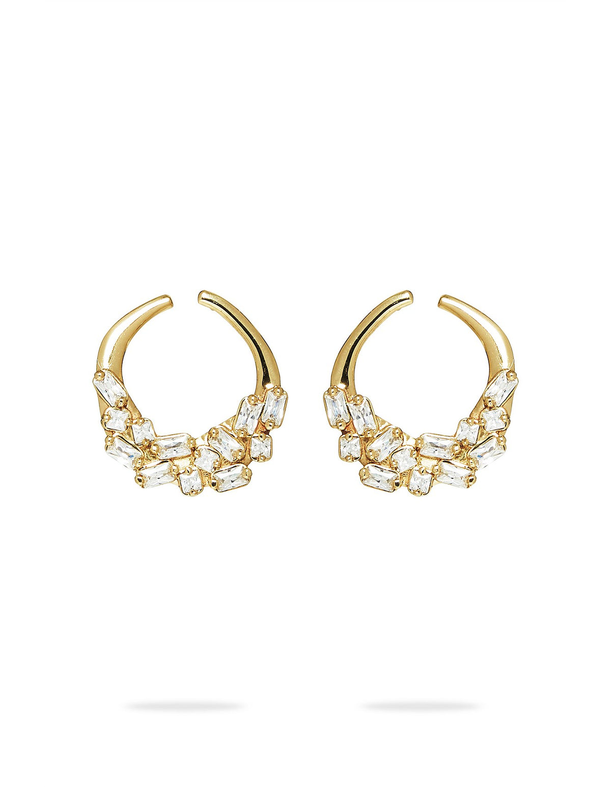 Conception Hoop Earrings | Gold