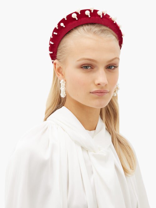Burgundy Lili Headband