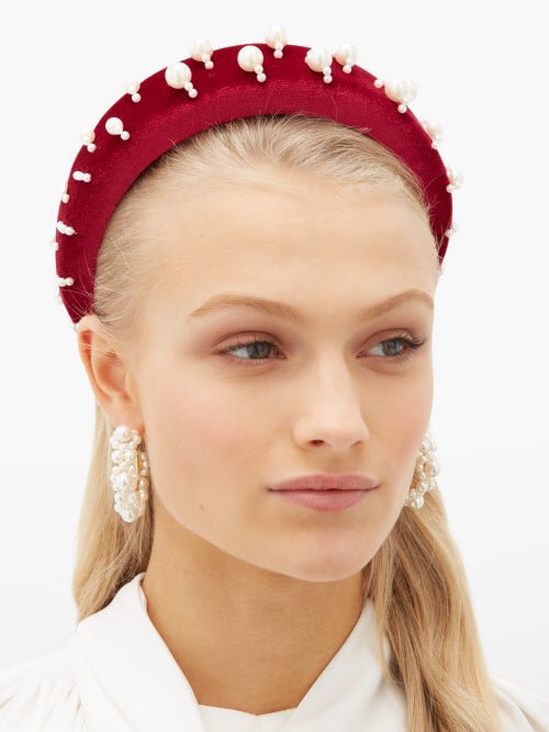 Burgundy Lili Headband