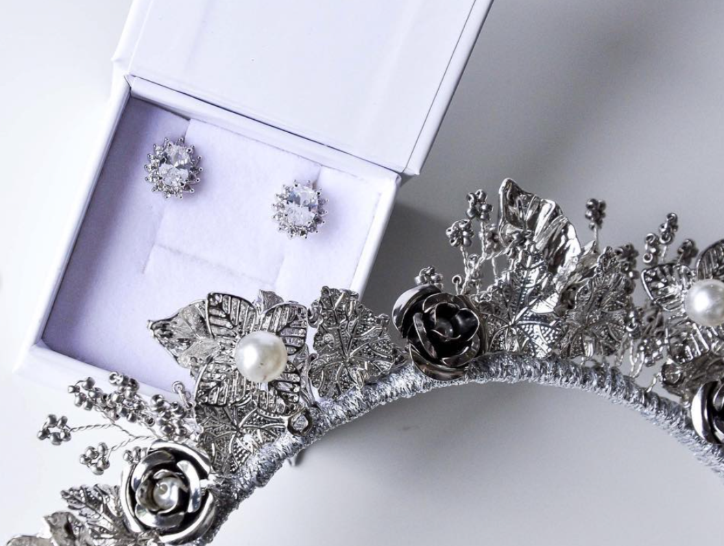 Silver Lourdes Crown