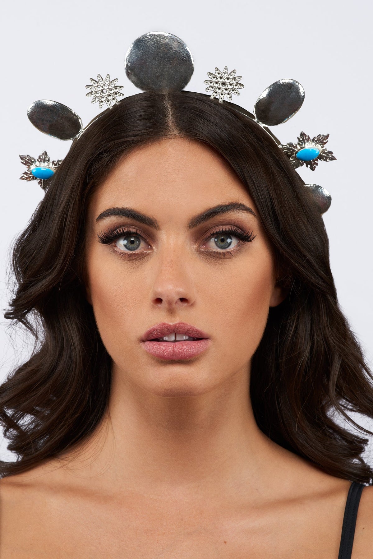 Luna Crown (Silver/Turquoise)