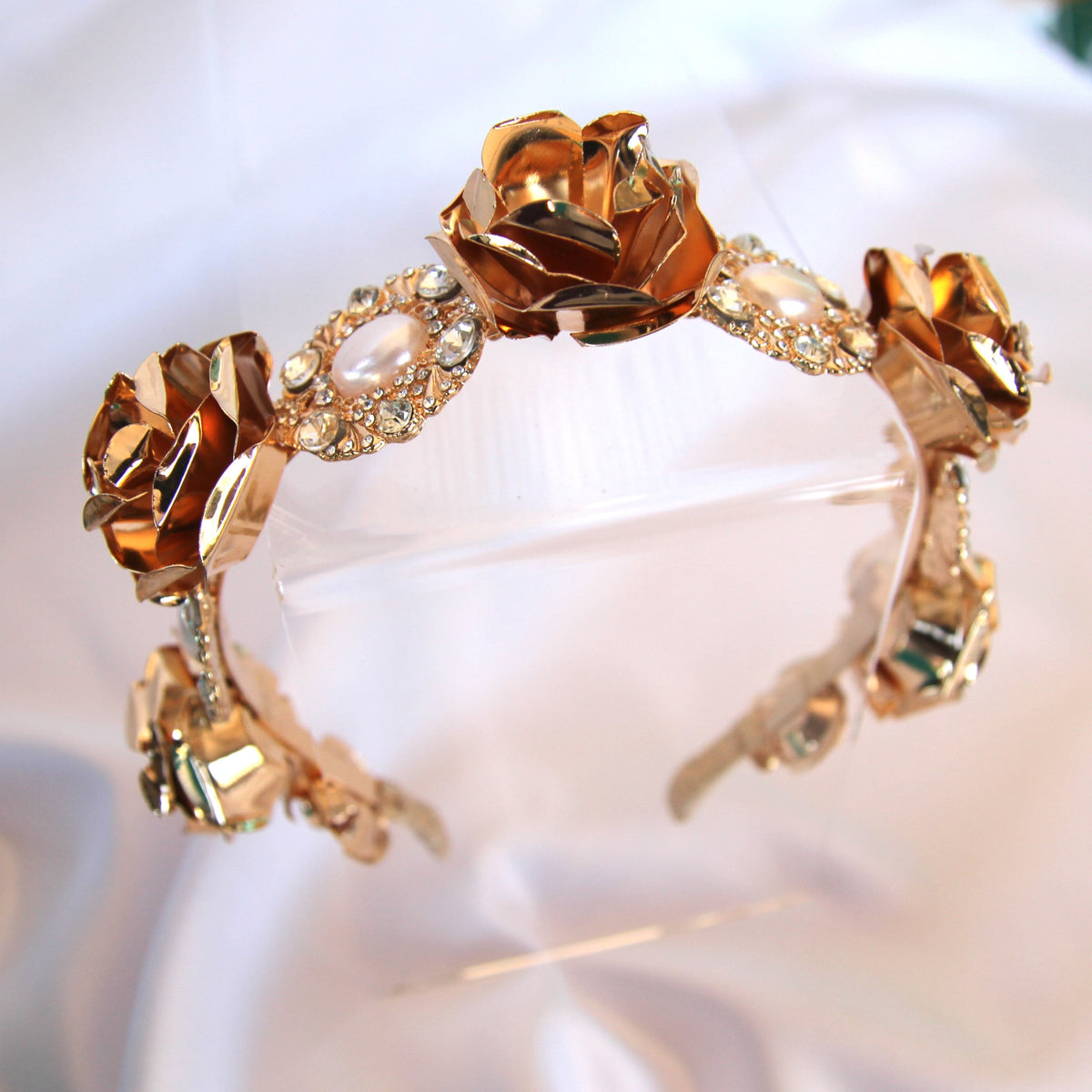 Gold Floral Crown