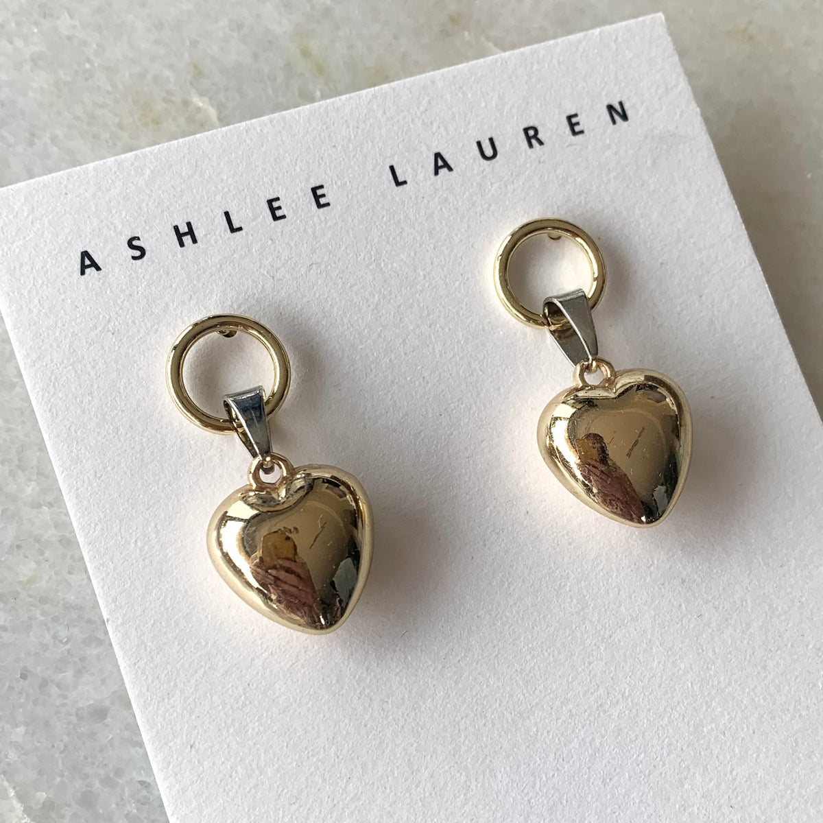 *SAMPLE* Heart Earrings