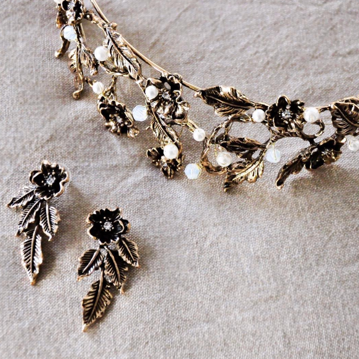 Vintage Floral Earrings