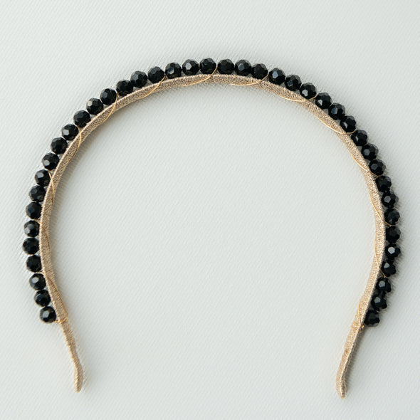 Black Genna Headband
