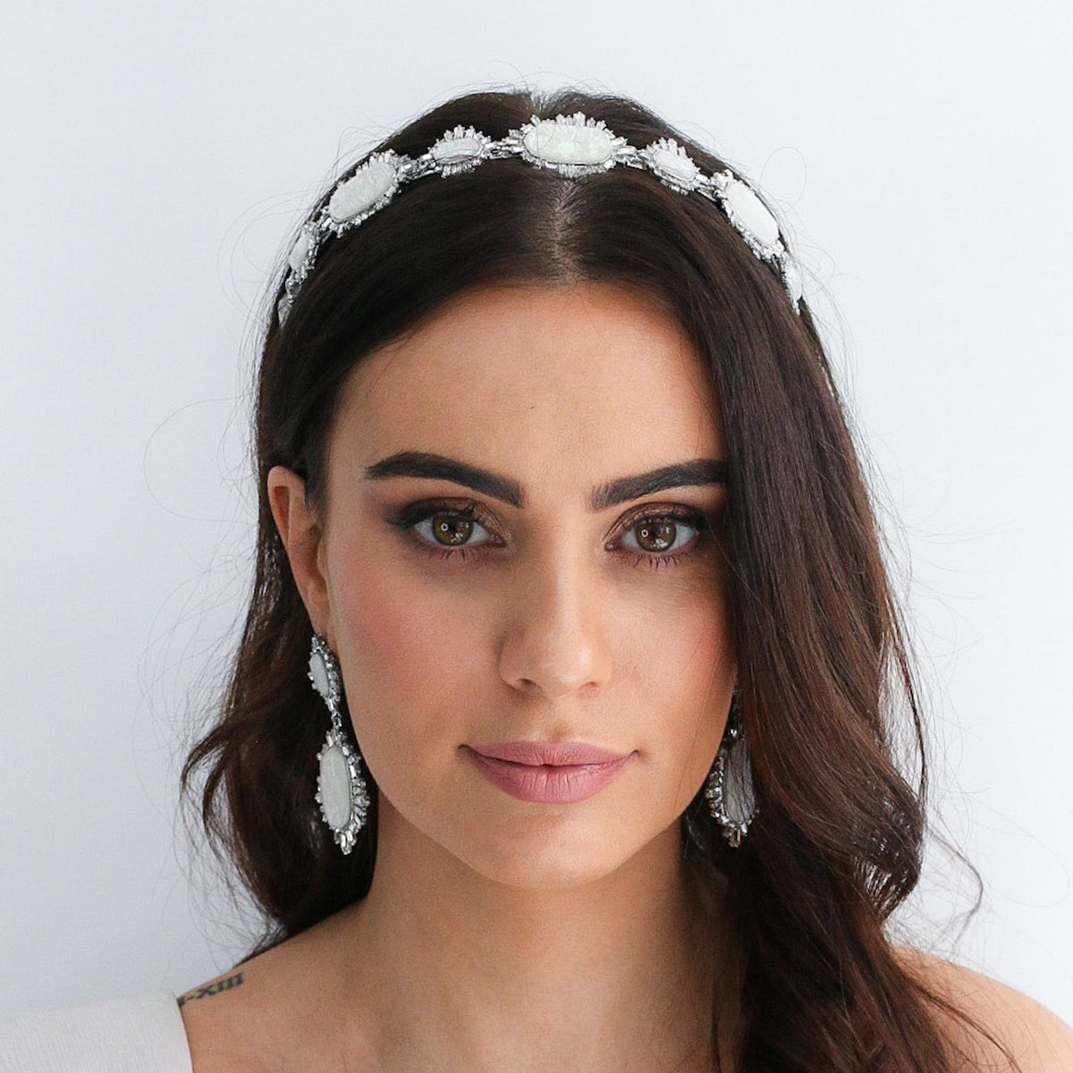 Silver Sia Embellished Headband